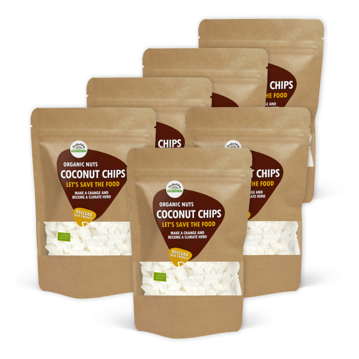 Kokoschips RAW EKO 500g x 6 paket i gruppen Råvaror & Dryck / Nötter / Kokos hos Rawfoodshop Scandinavia AB (SFRNOT200411E500SET)