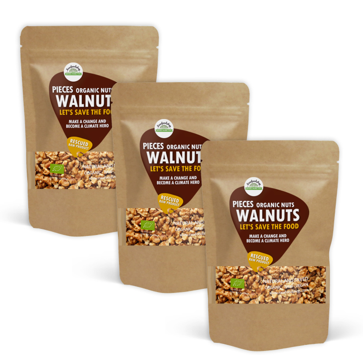 Valnötter i bitar RAW EKO 750g x 3 paket i gruppen Råvaror & Dryck / Nötter / Valnötter hos Rawfoodshop Scandinavia AB (SFRNOT200506E-SET3)