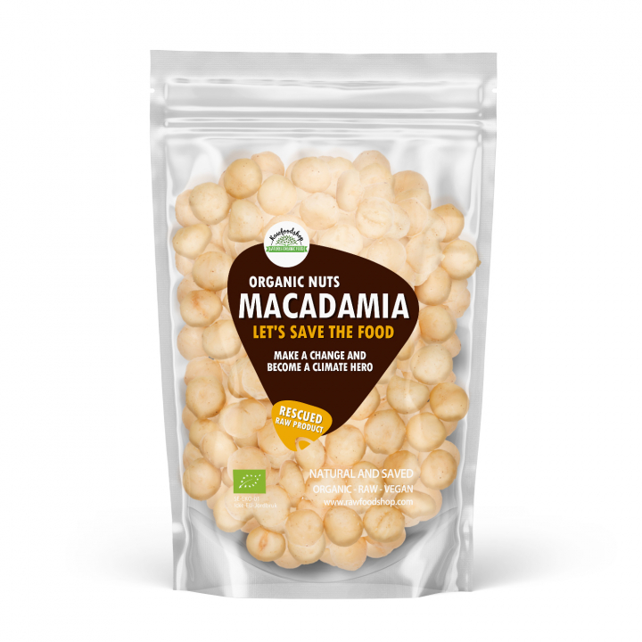 Macadamianötter Premium RAW EKO 500g i gruppen Råvaror & Dryck / Nötter / Macadamia hos Rawfoodshop Scandinavia AB (SFRNOT500430E)