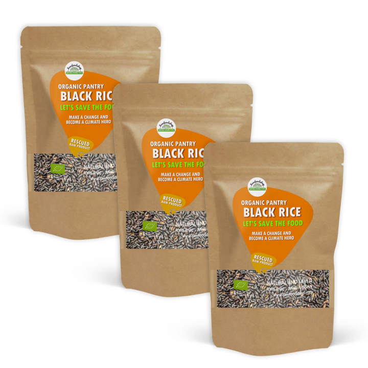 Svart Ris EKO 1kg x 3 paket i gruppen Råvaror & Dryck / Skafferiet / Ris & Korn hos Rawfoodshop Scandinavia AB (SFSVR501-SET3)