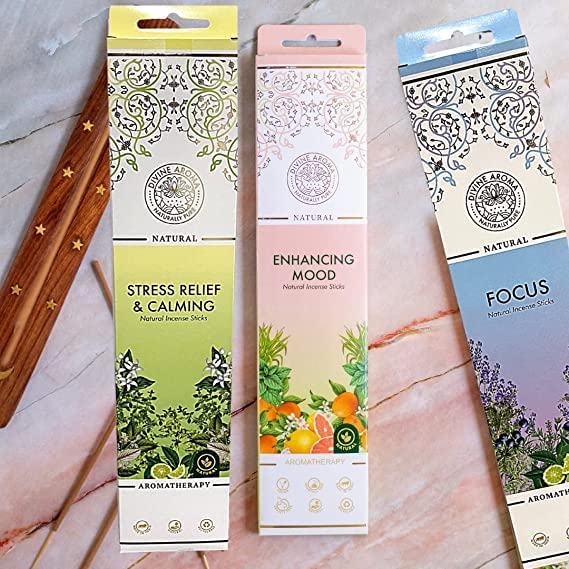 Rökelse Ayurvedisk Focus 15st i gruppen Hem & Själ / Ritual & Cermoni / Rökelse, Ljus & Dofter hos Rawfoodshop Scandinavia AB (SINTRA08)