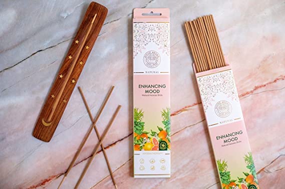 Rökelse Ayurvedisk Humörhöjande 15st i gruppen Hem & Själ / Ritual & Cermoni / Rökelse, Ljus & Dofter hos Rawfoodshop Scandinavia AB (SINTRA10)
