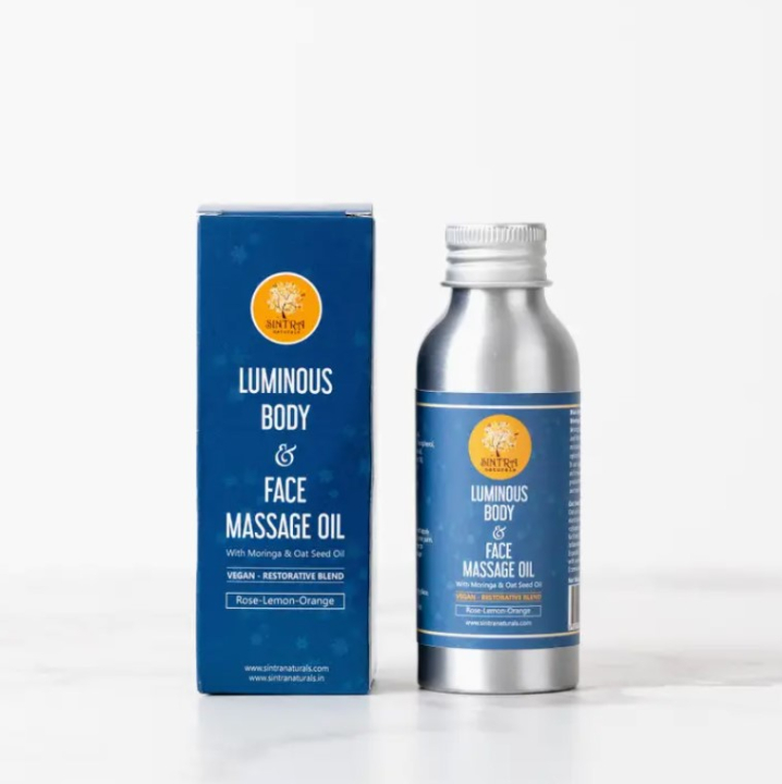 Kropps- & Ansiktsmassage Olja 100ml i gruppen Hud & Kropp / Kropp / Massageolja hos Rawfoodshop Scandinavia AB (SINTRA14)