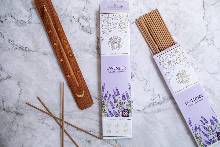 Rökelse Ayurvedisk Lavendel 15st i gruppen Hem & Själ / Ritual & Cermoni / Rökelse, Ljus & Dofter hos Rawfoodshop Scandinavia AB (SINTRA7)
