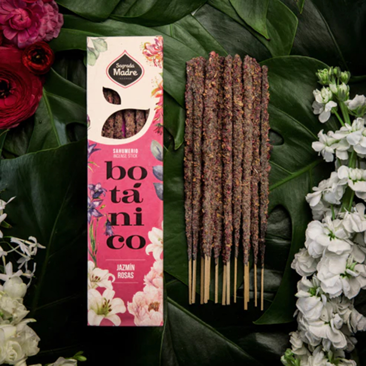 Rökelse Botanico Jasmin & Rosor 6st i gruppen Hem & Själ / Stämning & doft / Rökelse hos Rawfoodshop Scandinavia AB (SKU-075)