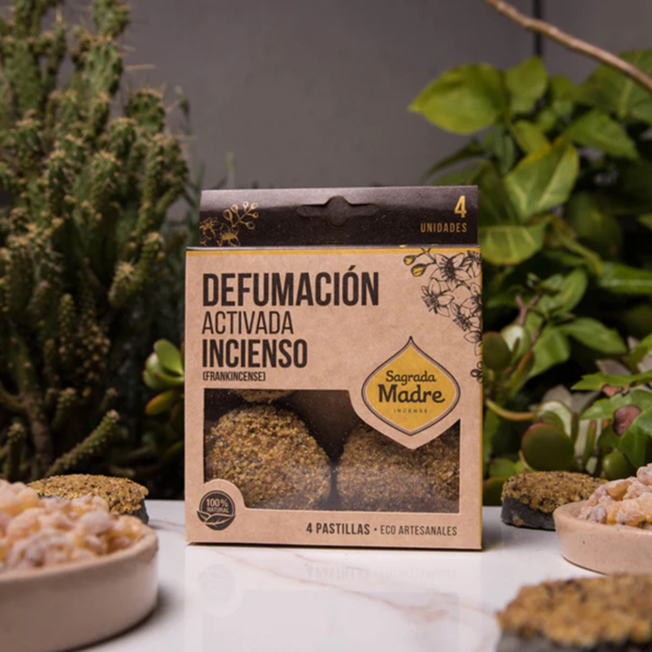 Rökelsepuckar Frankincense 4st i gruppen Hem & Själ / Stämning & doft / Rökelse hos Rawfoodshop Scandinavia AB (SKU-159)