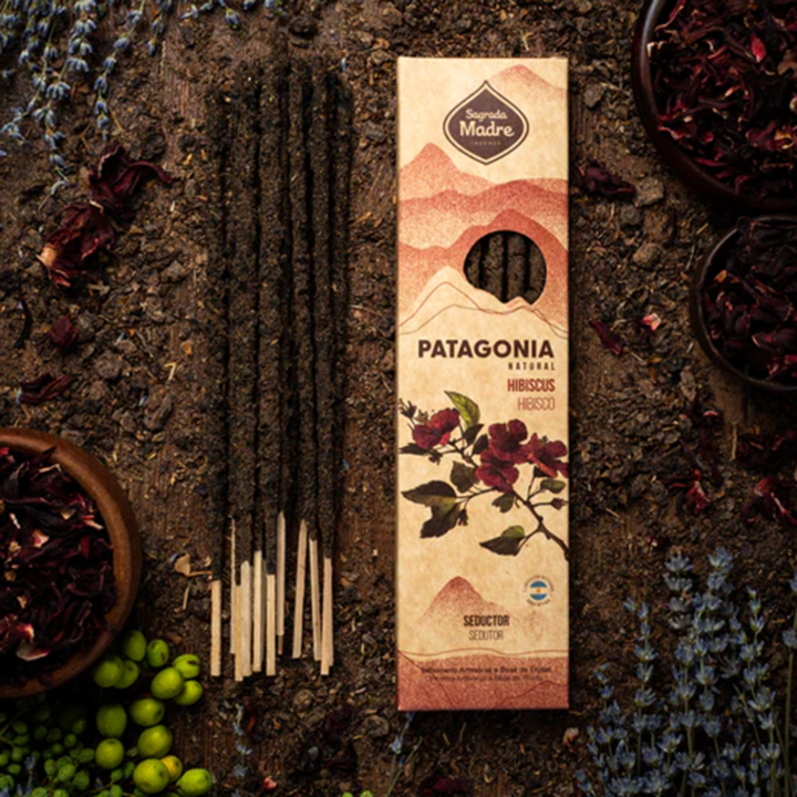 Rökelse Patagonia Hibiskus 6st i gruppen Hem & Själ / Stämning & doft / Rökelse hos Rawfoodshop Scandinavia AB (SKU-188)
