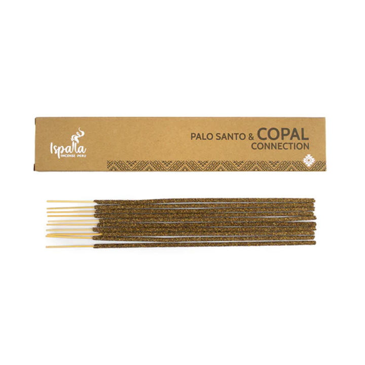 Ispalla Rökelse Palo Santo & Copal Connection 10st i gruppen Hem & Själ / Stämning & doft / Rökelse hos Rawfoodshop Scandinavia AB (SKU-282)