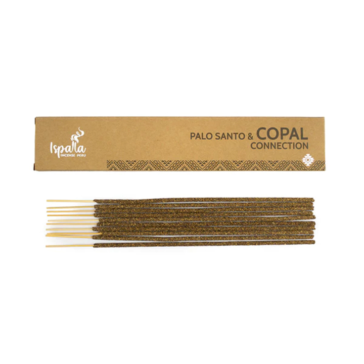 Ispalla Rökelse Palo Santo & Copal Connection 10st i gruppen Hem & Själ / Ritual & Ceremoni / Rökelse, Ljus & Dofter hos Rawfoodshop Scandinavia AB (SKU-282)