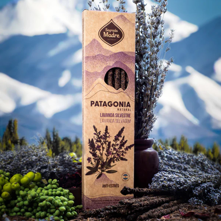 Rökelse Patagonia Vild Lavendel 6st i gruppen Hem & Själ / Stämning & doft / Rökelse hos Rawfoodshop Scandinavia AB (SKU-423)
