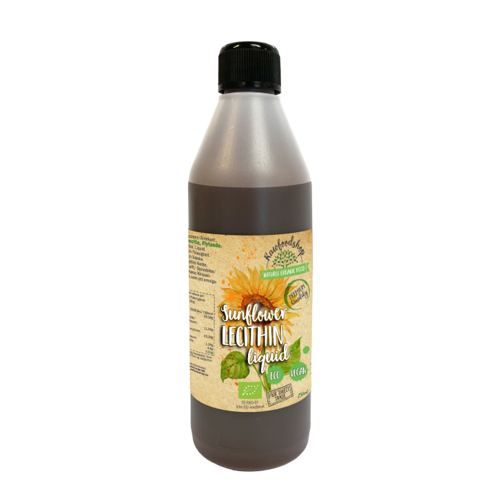 Solros Lecitin Flytande EKO 250ml i gruppen Råvaror & Dryck / Bakning / Ingredienser Övriga hos Rawfoodshop Scandinavia AB (SLF25)