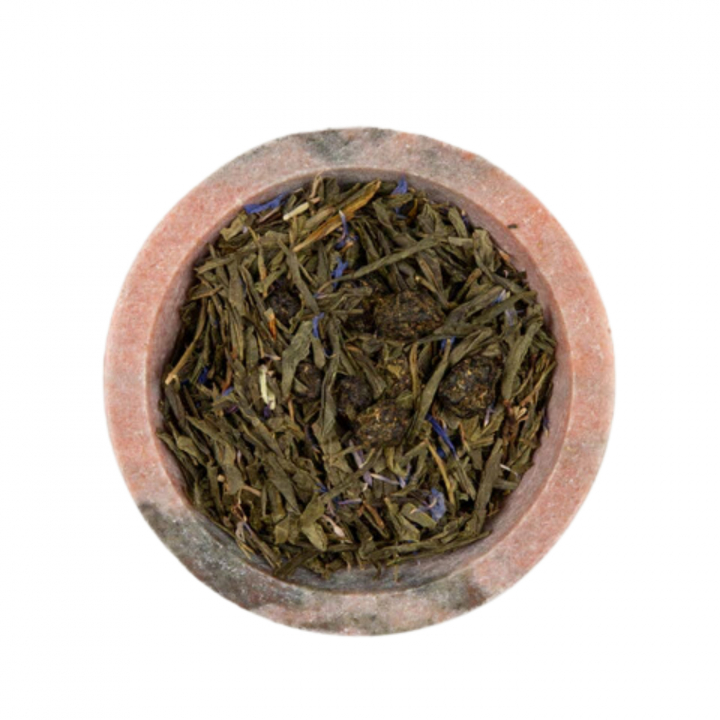 Blueberry Sencha Tea Provburk i gruppen Råvaror & Dryck / Drycker / Teer hos Rawfoodshop Scandinavia AB (SM-51)