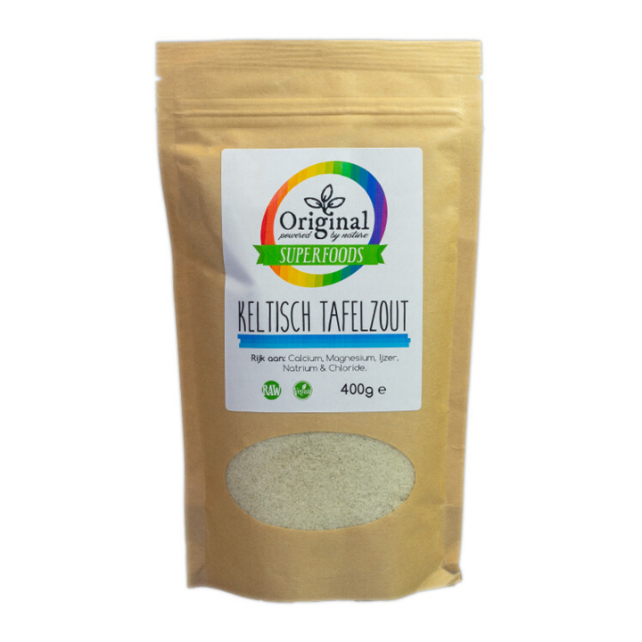 Celtic Sea Salt Fine 400g i gruppen Råvaror & Dryck / Skafferiet / Kryddor hos Rawfoodshop Scandinavia AB (SS1)