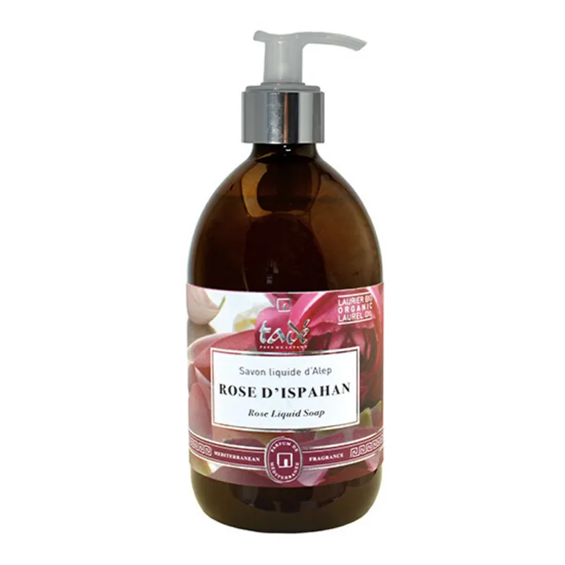 Flytande Aleppotvål 500ml Rose i gruppen Kroppsvård / Färdiga produkter / Tvål hos Rawfoodshop Scandinavia AB (TADLIQUID2472)