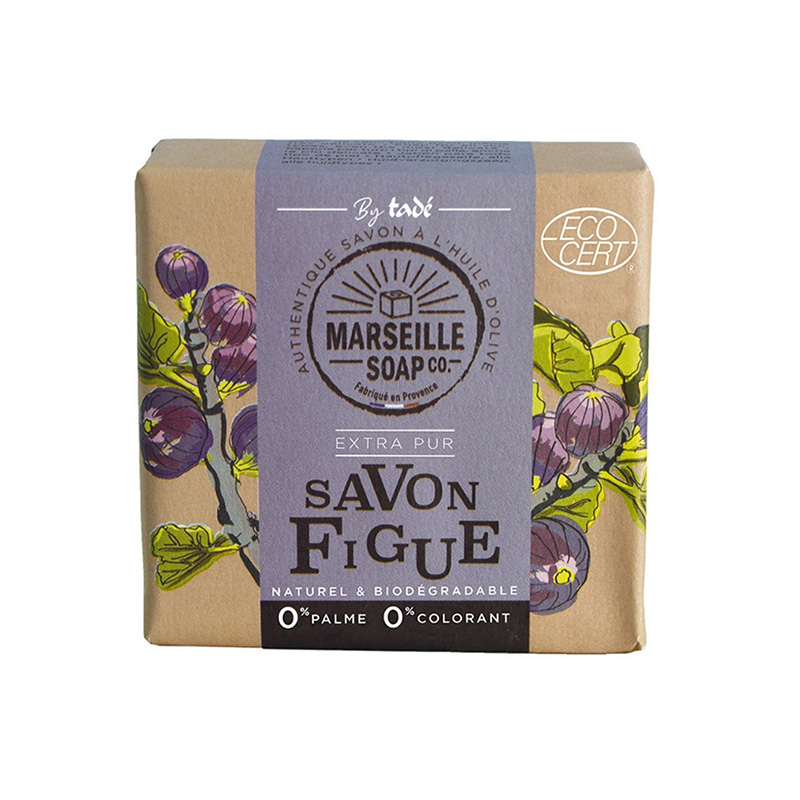 Fast Marseille Tvål 100g Fig i gruppen Hud & Kropp / Kropp / Handtvål hos Rawfoodshop Scandinavia AB (TADSOLIDM2297)