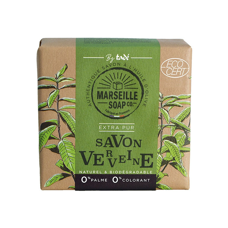 Fast Marseille Tvål 100g Verbena i gruppen Hud & Kropp / Kropp / Handtvål hos Rawfoodshop Scandinavia AB (TADSOLIDM2389)