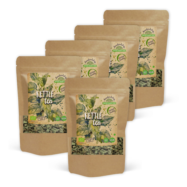 Brännässel Te EKO 50g x 5 paket i gruppen Råvaror & Dryck / Drycker / Teer hos Rawfoodshop Scandinavia AB (TE04-SET5)