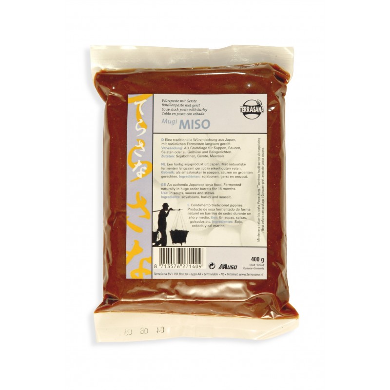 Terrasana - Miso Mugi 400g i gruppen Råvaror & Dryck / Skafferiet / Buljong & Miso hos Rawfoodshop Scandinavia AB (TERRMUGI38542754)