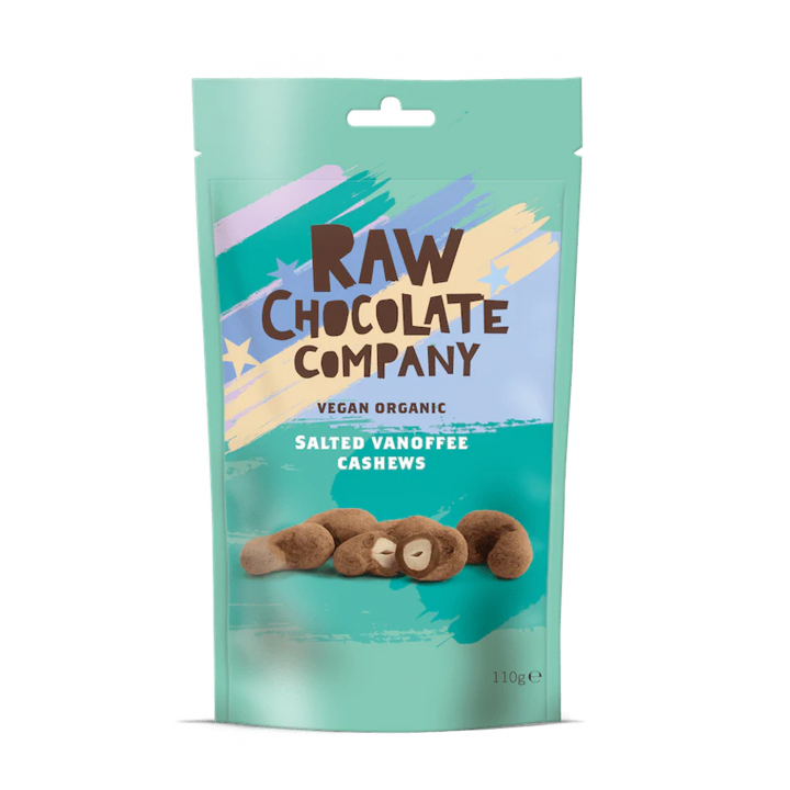 Salted Vanoffee Cashews EKO 100g i gruppen Råvaror & Dryck / Nötter / Cashewnötter hos Rawfoodshop Scandinavia AB (THE116)