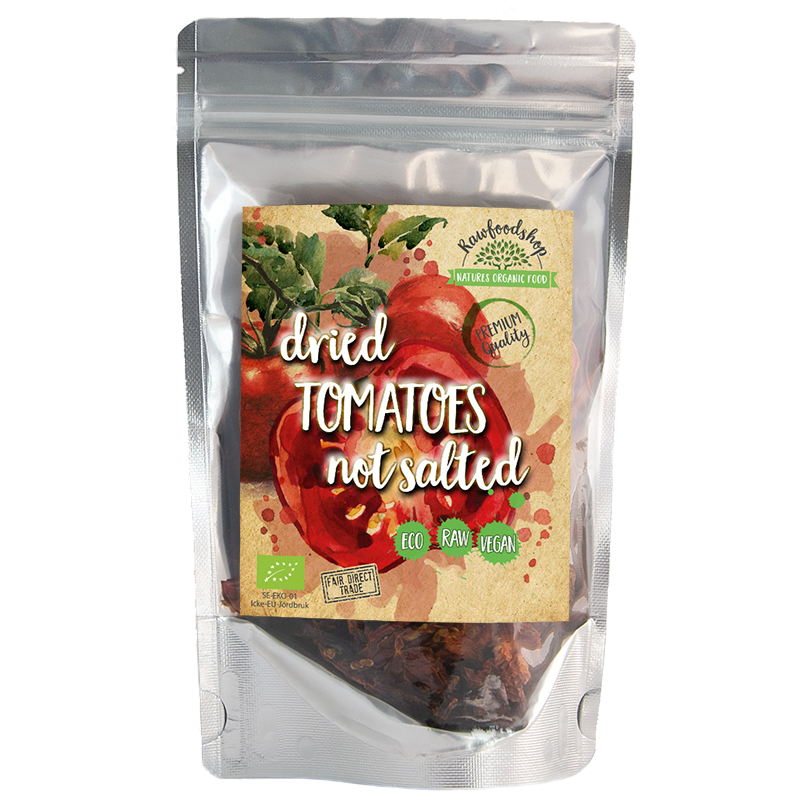 Torkade tomater EKO 50g i gruppen Råvaror & Dryck / Skafferiet / Smaksättning hos Rawfoodshop Scandinavia AB (TOM1)