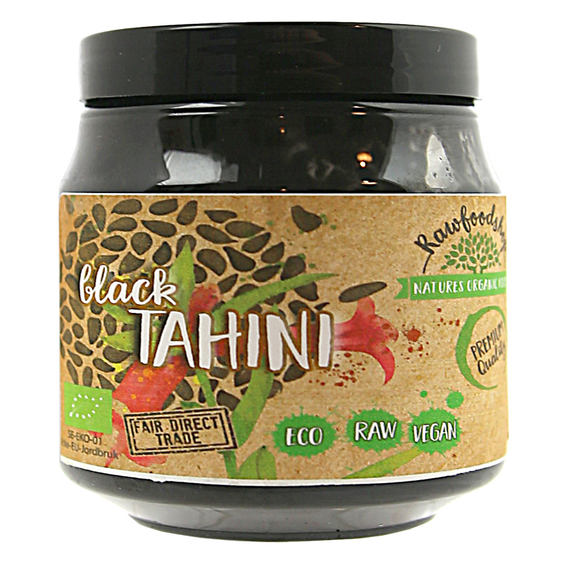 Tahini Svart EKO 250g i gruppen Råvaror & Dryck / Skafferiet / Smaksättning / Paste & Chutney hos Rawfoodshop Scandinavia AB (TSP25)
