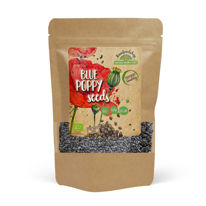 Vallmofrön Blå Eko 100g i gruppen OUTLET 30-80% / Alger, örter, kryddor 30-50% / Superfood 40% hos Rawfoodshop Scandinavia AB (VAL100)