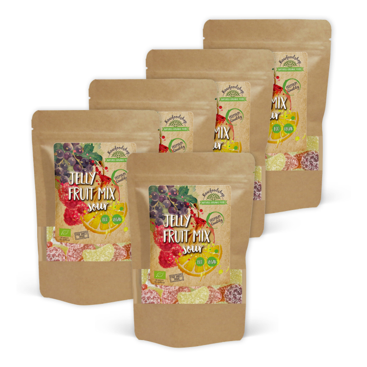 Godis Fruktmix EKO 100g x 5 paket i gruppen Råvaror & Dryck / Godis & Choklad / Godis hos Rawfoodshop Scandinavia AB (VEGGOD02-SET5)