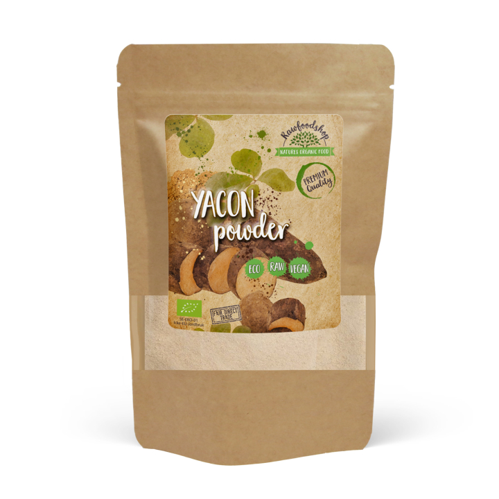 Yaconpulver EKO 250g i gruppen Råvaror & Dryck / Bakning / Sötning hos Rawfoodshop Scandinavia AB (YAC250)