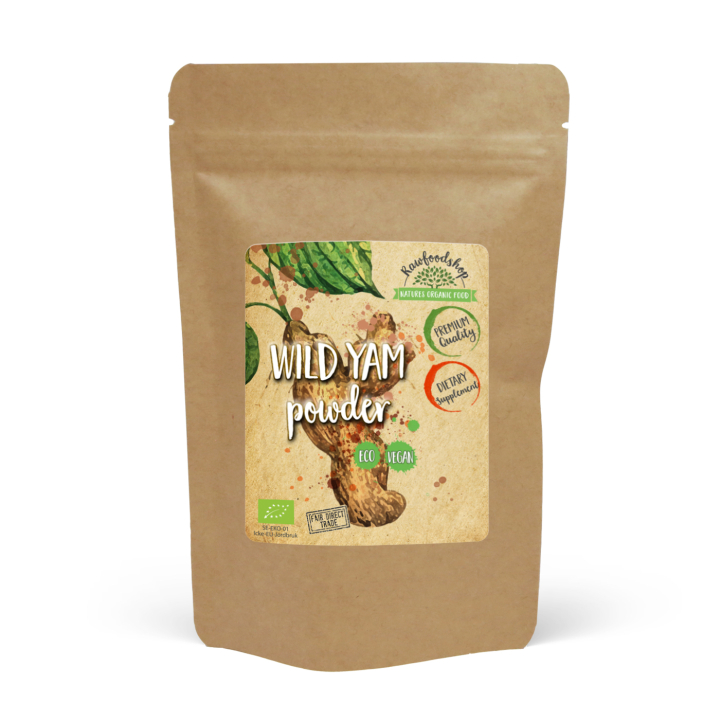 Wild Yam EKO 125g i gruppen Hälsa / Örter, Alger & Svampar / Örter hos Rawfoodshop Scandinavia AB (YAPU01)