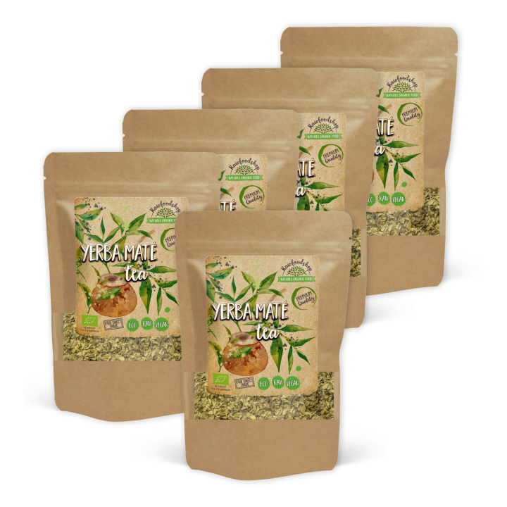 Yerba Mate Te EKO 100g x 5 paket i gruppen Råvaror & Dryck / Drycker / Teer hos Rawfoodshop Scandinavia AB (YMT10-SET5)