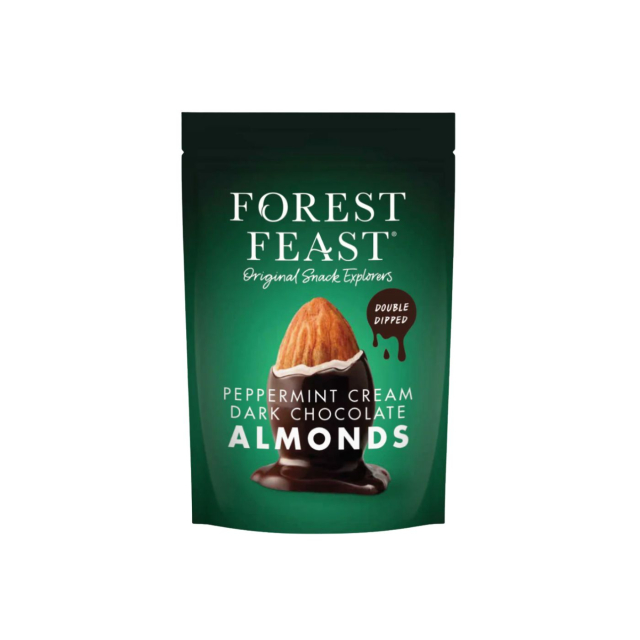 Mandlar i Mörk Choklad & Pepparmint 120g