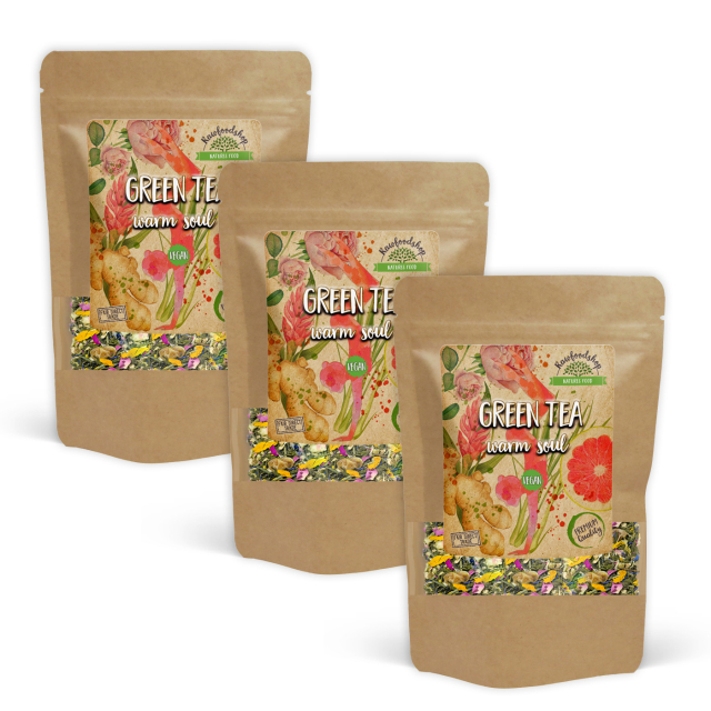 Grönt te Warm Soul 50g x 3 paket