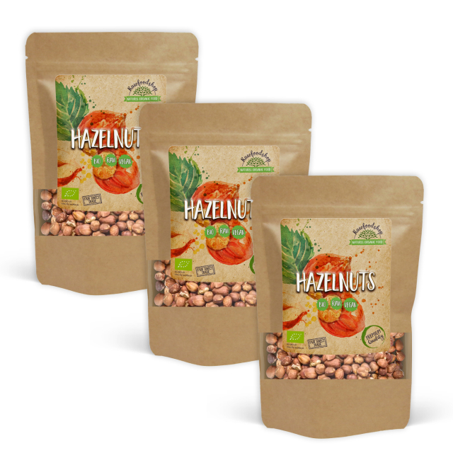 Hasselnötter Premium RAW EKO 1kg x 3 paket