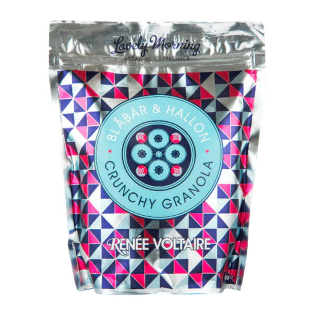 Crunchy Granola Hallon & Blåbär 500g