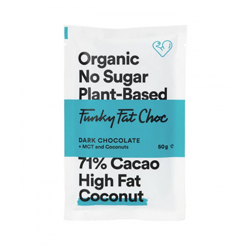 Funky Fat Foods Choklad Kokos 50g