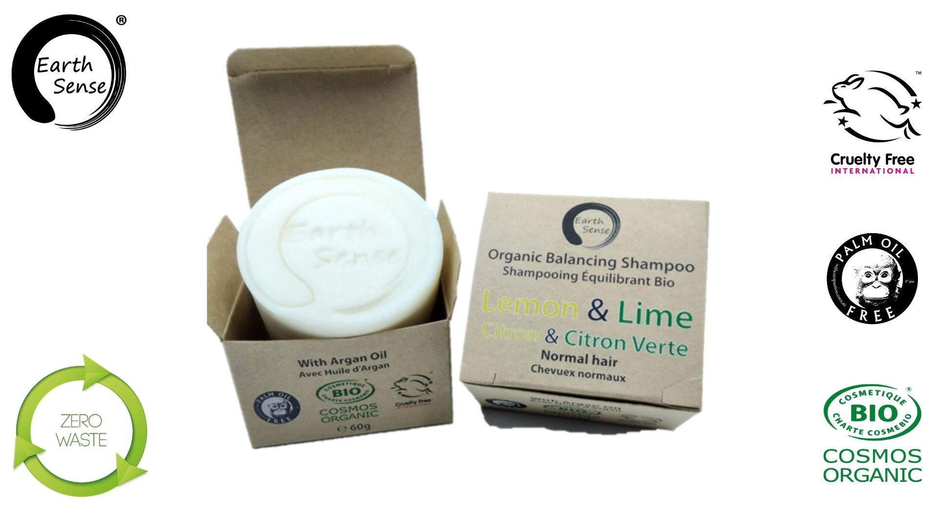 Earth Sense Schampokaka Citron & Lime 60g
