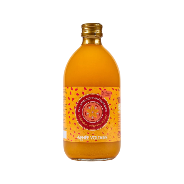 Äppelcidervinägerdryck Gurkmeja, Ingefära & Chili EKO 500ml
