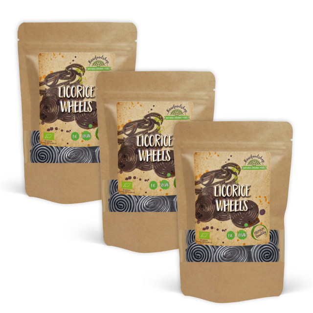 Lakritsrullar EKO 100g x 3 paket