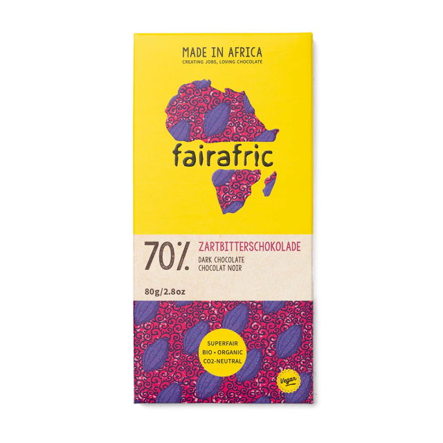 Fairafric - Mörk Choklad 70% 80g