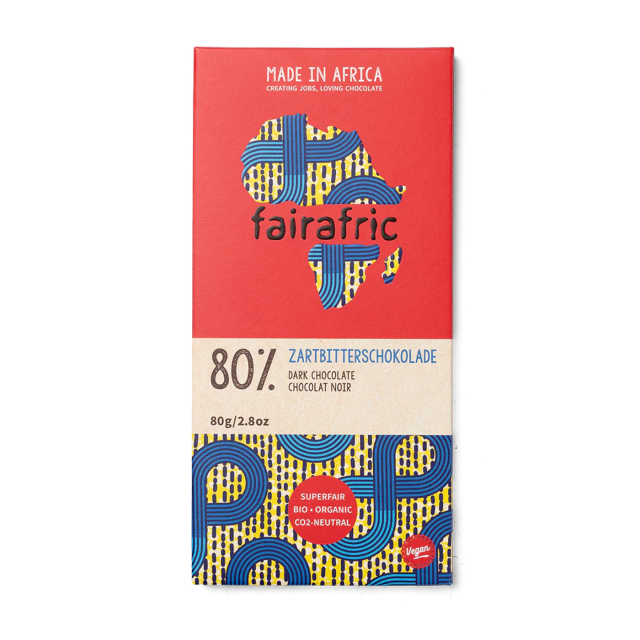 Fairafric - Mörk Choklad 80% 80g