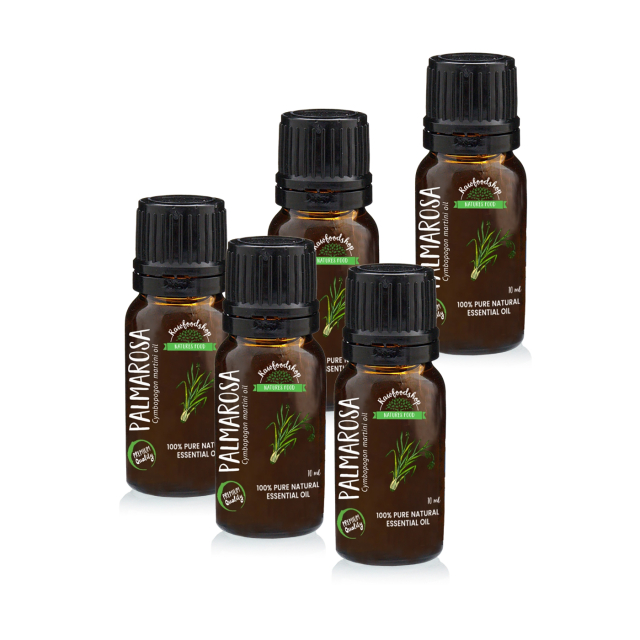 Palmarosa Eterisk Olja 10ml x 5 flaskor