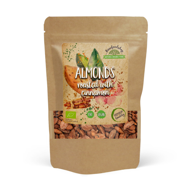 Mandel Rostade med Kanel EKO 500g