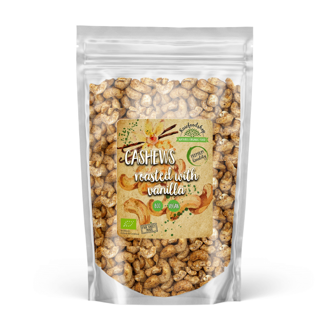 Cashewnötter Rostade med Vanilj EKO 250g