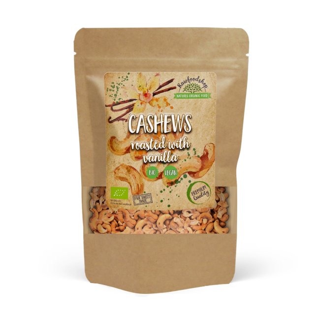 Cashewnötter Rostade med Vanilj EKO 250g