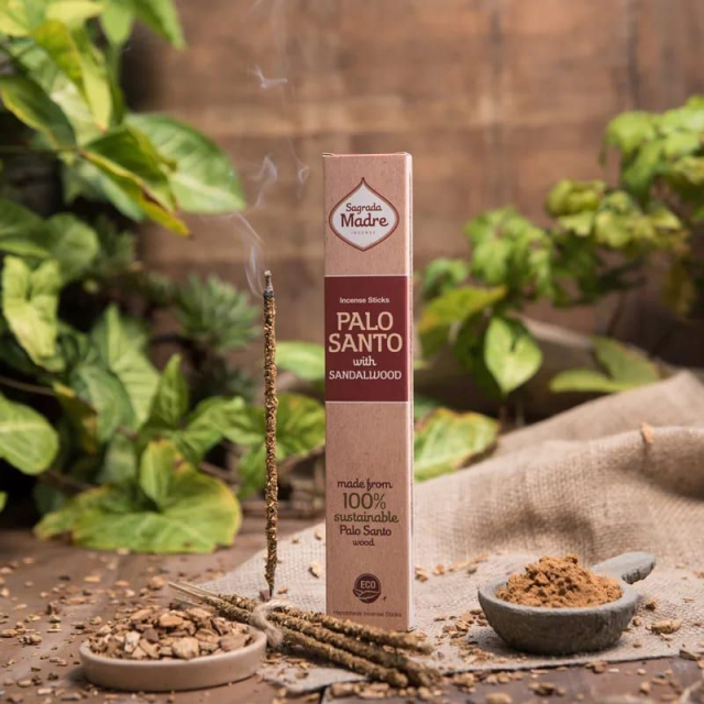 Palo Santo & Sandelträ Rökelsepinnar 8st