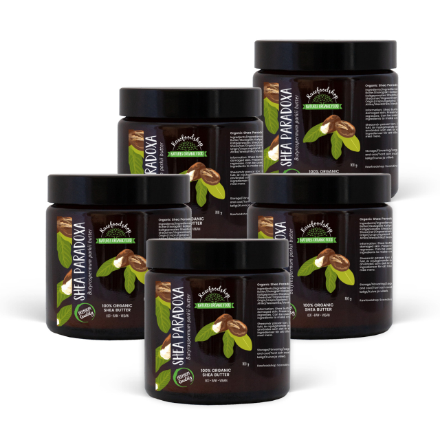 Sheasmör Paradoxa EKO 100g x 5 burkar