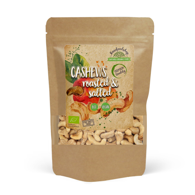 Cashewnötter Rostade & Saltade EKO 200g