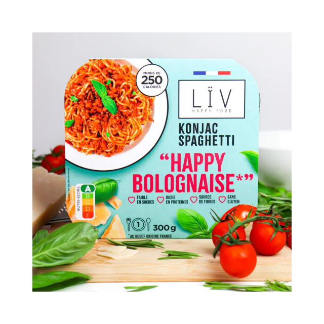 Måltid Konjac Spaghetti med Köttfärssås Low Calorie 300g