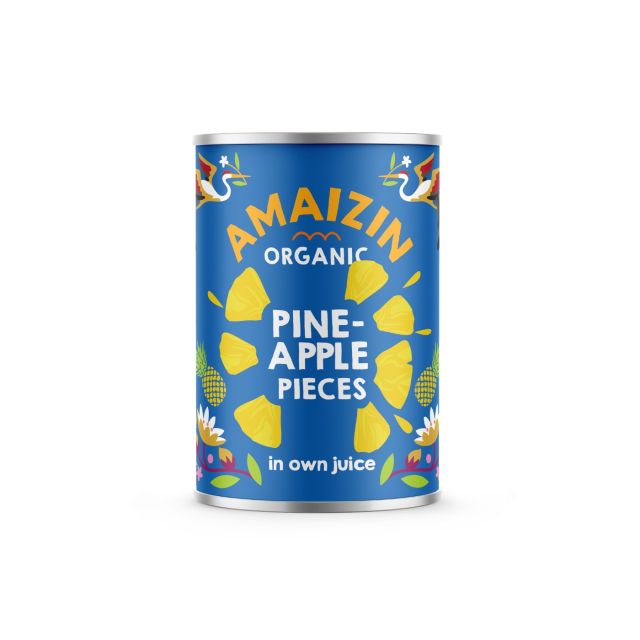 Amaizin Ananas i bitar EKO 400g