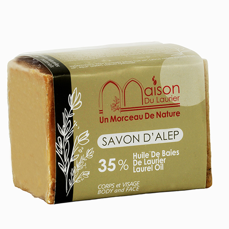 Aleppotvål Lagerbärsolja 35% 200g
